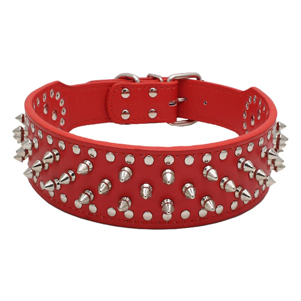 ETOPARS Dog Collar with Spike Studs, Spiked Collares with Studs, Bullet Nail Rivet Dogs Collar, Collar for Medium & Large Pets Pitbull โ image 1