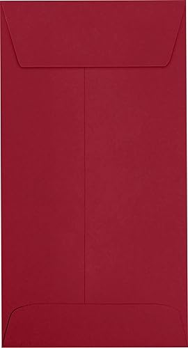 Miniatura 10 de LUXPaper Sobres para monedas #7, despegar y prensar, 3 1/2 x 6 1/2 pulgadas, lino negro, texto de 80 libras, 50