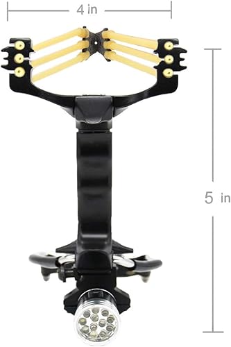 Miniatura 2 de ZGYBY Slingshot, juego de hondas, cohetes de muñeca para adultos, catapulta de alta velocidad con bolas de munición y banda de goma