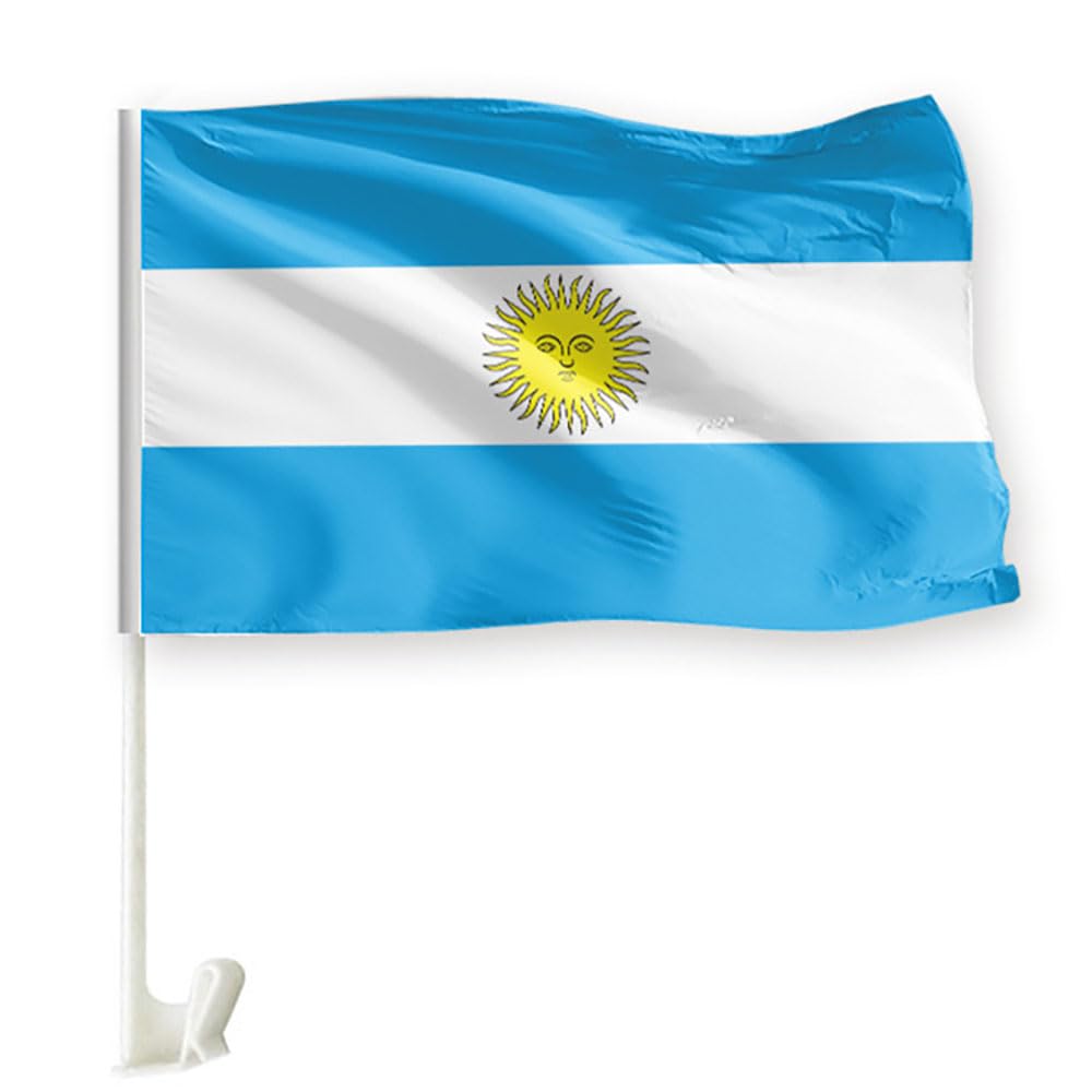 Drapeau voiture Argentine de football : 10 accessoires fenêtre match