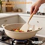 Silicone Cooking Utensil Set,12 PCS Cooking Cookware Kitchen Utensils Set for Cooking, Nonstick 446°F Heat-Resistant Cookware Kitchen Tools of Spoon,Brush,Whisk,Spatula,Turner Tongs (Khaki) - Image 3