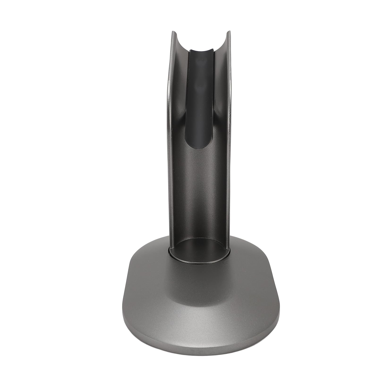 lyrlody Soporte de Escritorio para Secador de Pelo, Soporte de Metal para Ahorrar Espacio, Estante de Almacenamiento Antideslizante para Plancha y Secador de Pelo HT01, Diseño de 6,3 X 4,1 X