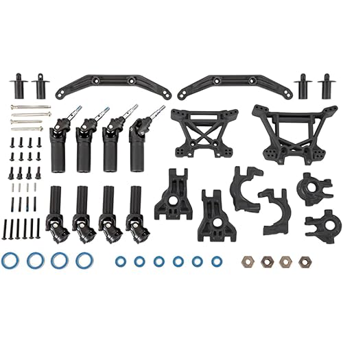Traxxas 9080 Outer Driveline & Suspension Upgrade Kit, Extreme Heavy Duty, Black