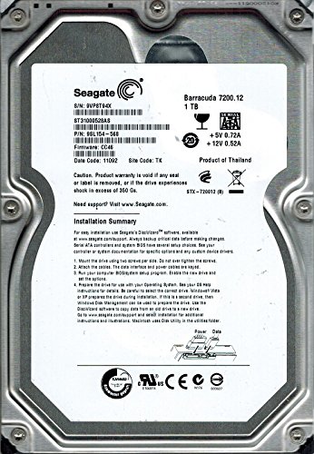 Preisvergleich Produktbild Seagate ST31000528AS P / N: 9sl154568 F / W: cc46 1 TB TK