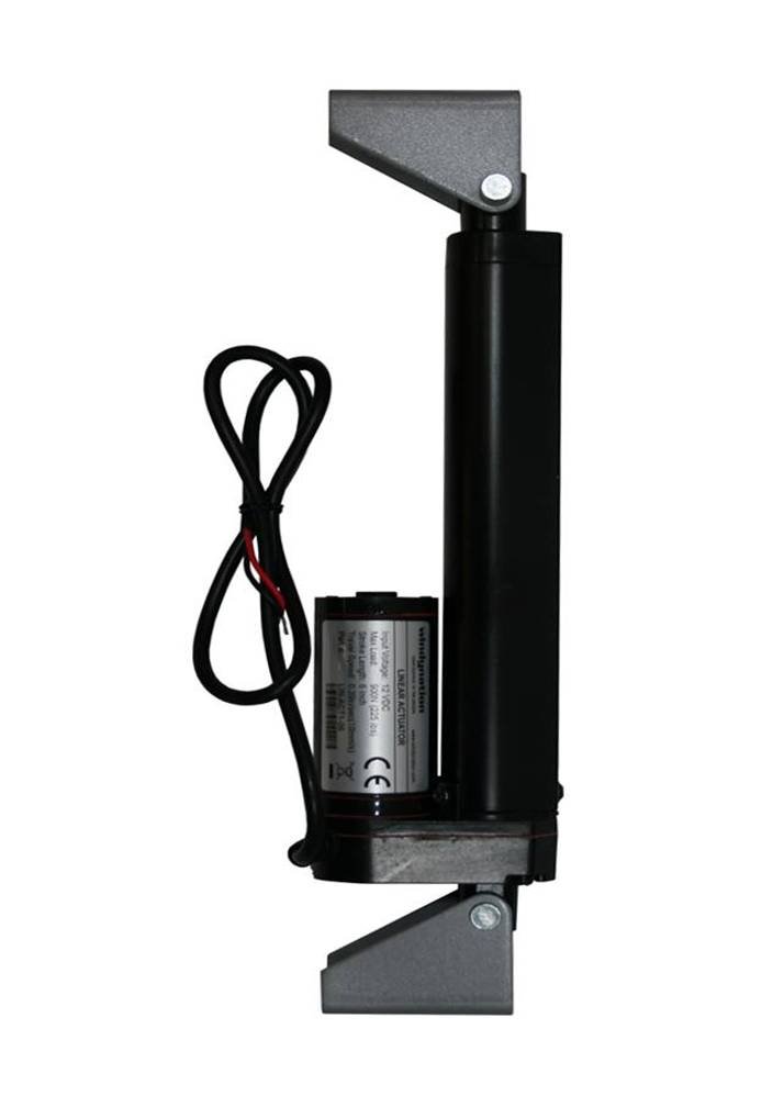 WindyNation 12 Volt, 225 lbs Linear Actuator + Wireless Remote Control DPDT Switch + Actuator Mounting Brackets