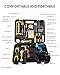 AOFUXTI Electric Screwdriver Drill Bit Set Kit, Home cordless drill tool box, Small Hand Drill ToolSet, Essential Portable Power Drills Set for Men, Battery Operated 20v Engineer's Tool