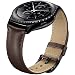 Produktbild SUNDAREE Kompatibel mit Galaxy Watch Active2/Galaxy Watch 42MM Armband,20MM Echt Leder Armband Ersatzarmband Uhrenarmband für Samsung Galaxy Watch Active2/Galaxy Watch 42MM/Gear Sport(Braun Leder S2)
