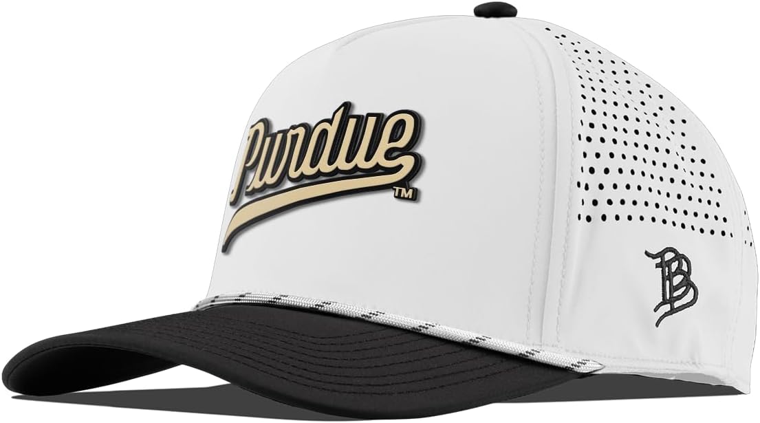 Branded Bills Officially Licensed NCAA x Curved 5-Panel Script College Collection PVC