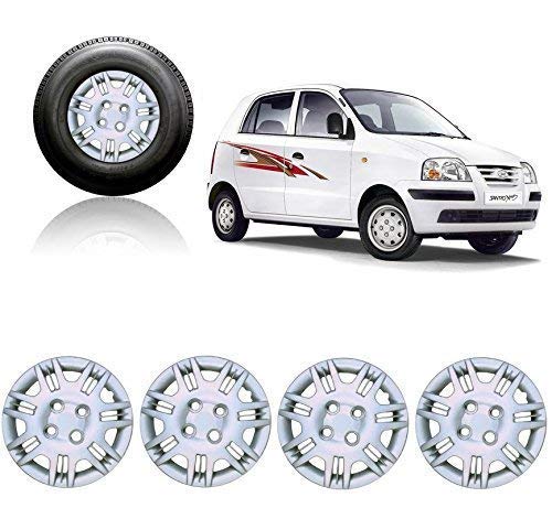 Alex Traders Car Wheel Covers, 13 Inch, Set of 4, Premium ABS Plastic, Silver Finish, Universal Fit-image-38