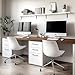 Kaboon 36x24 inches Tabletop, Solid One-Piece Desktop for Sit Stand Desk, Double Desks, L Desk DIY,Wood Countertop Home or Commercial Use,1 inch Thick, Dark Walnut