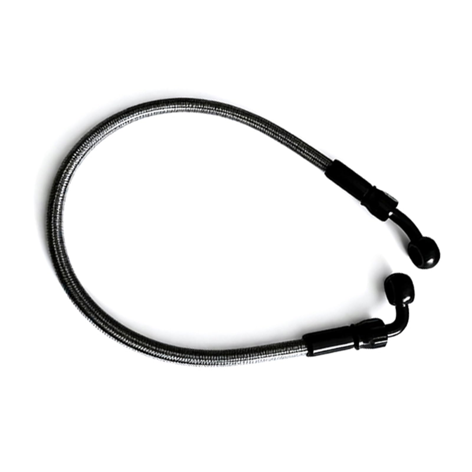 Shqxd One Color Hydraulic Brake Hose 28°-90° Motorcycle M10 Banjo Brake Hose Line Steel Braided Hydraulic Clutch Tube Oil Pipe An3 Accessories(2500Mm)