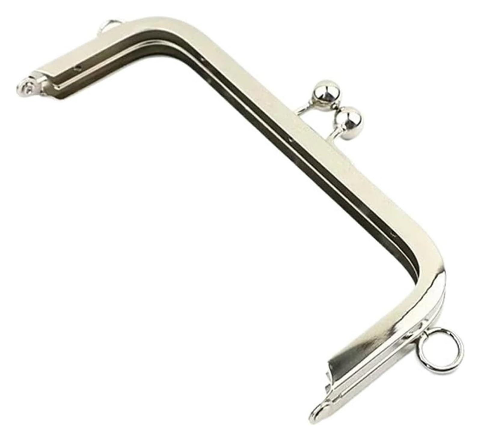 Ramki do torebek ze stopu cynku | Wielokolorowy 10/15/19 cm 1/2/3/5 szt. Sprzęt do torebek DIY: Ramki do torebek(Silver-15cm,5Pcs)