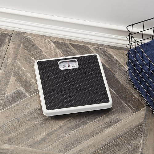 Taylor Analog Scale, Dial Scale for Body Weight, Mechanical Bathroom Scale, Highly Accurate Non-Digital Weighing Machine, Measures Weight up to 300 lb Capacity, Battery Free, FSA HSA Eligible, Black - Thumbnail 6