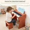 Teclado de piano para niños, piano digital de madera de 37 teclas para niños | Juguete de piano mini, instrumento musical educativo para niñas y niños de 2+ años 8