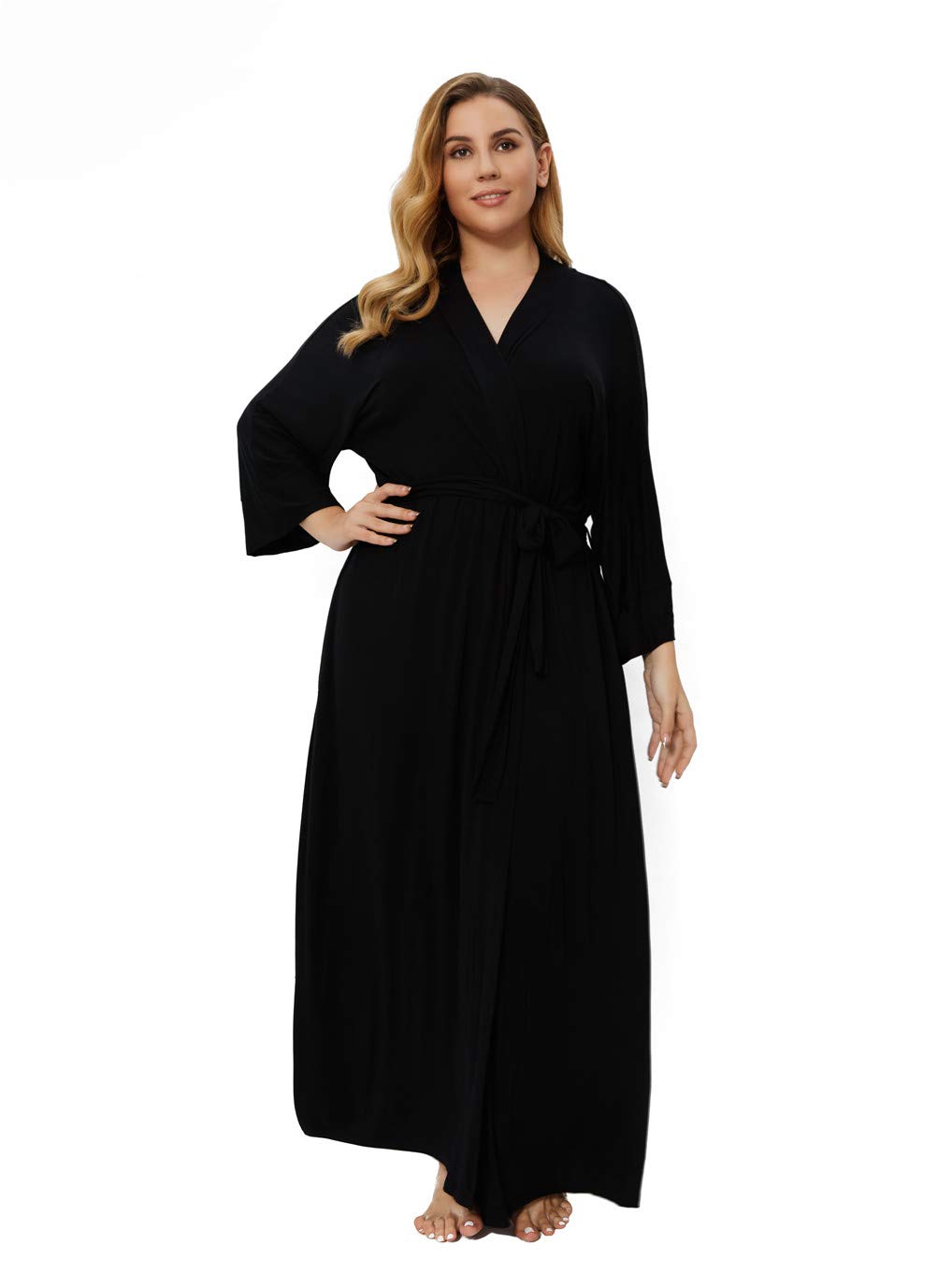 Super Shopping-zone Women's Plus Size Long Robes Kimonos Plus Size Maternity Robes Delivery Robes Sleepwear