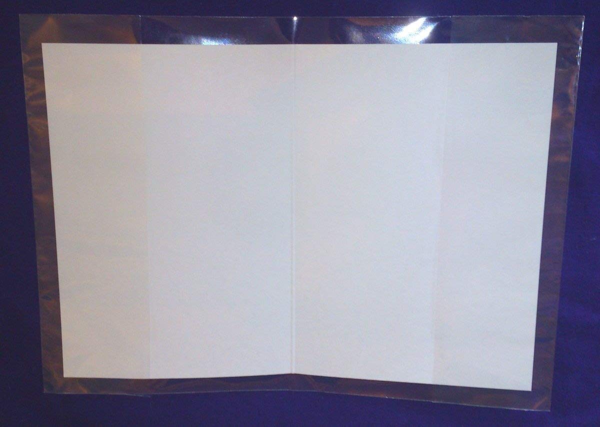 celloexpress C5 - Jacket/WRAP Around Cellophane Greeting Card Display Bags/Sleeves - Suitable for envelopes Size 162mm x 229mm - Medium Cello - Pack of 50