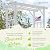 Dura-Trel Elmwood Arbor, 57 by 84 Inch PVC Patio Garden Arch, Outdoor Lattice Frame Decoration or Trellis for Climbing Plants, White