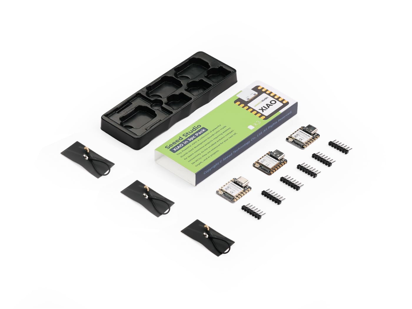 ねぶりん Amazon.com: XIAO ESP32S3 3PCS Pack- 2.4GHz WiFi, BLE 5.0, 8MB
