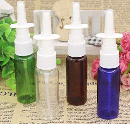 60ml Empty Bottle Plastic Nasal Spray Bottles Pump Sprayer Mist Nose Spray Refillable Bottles