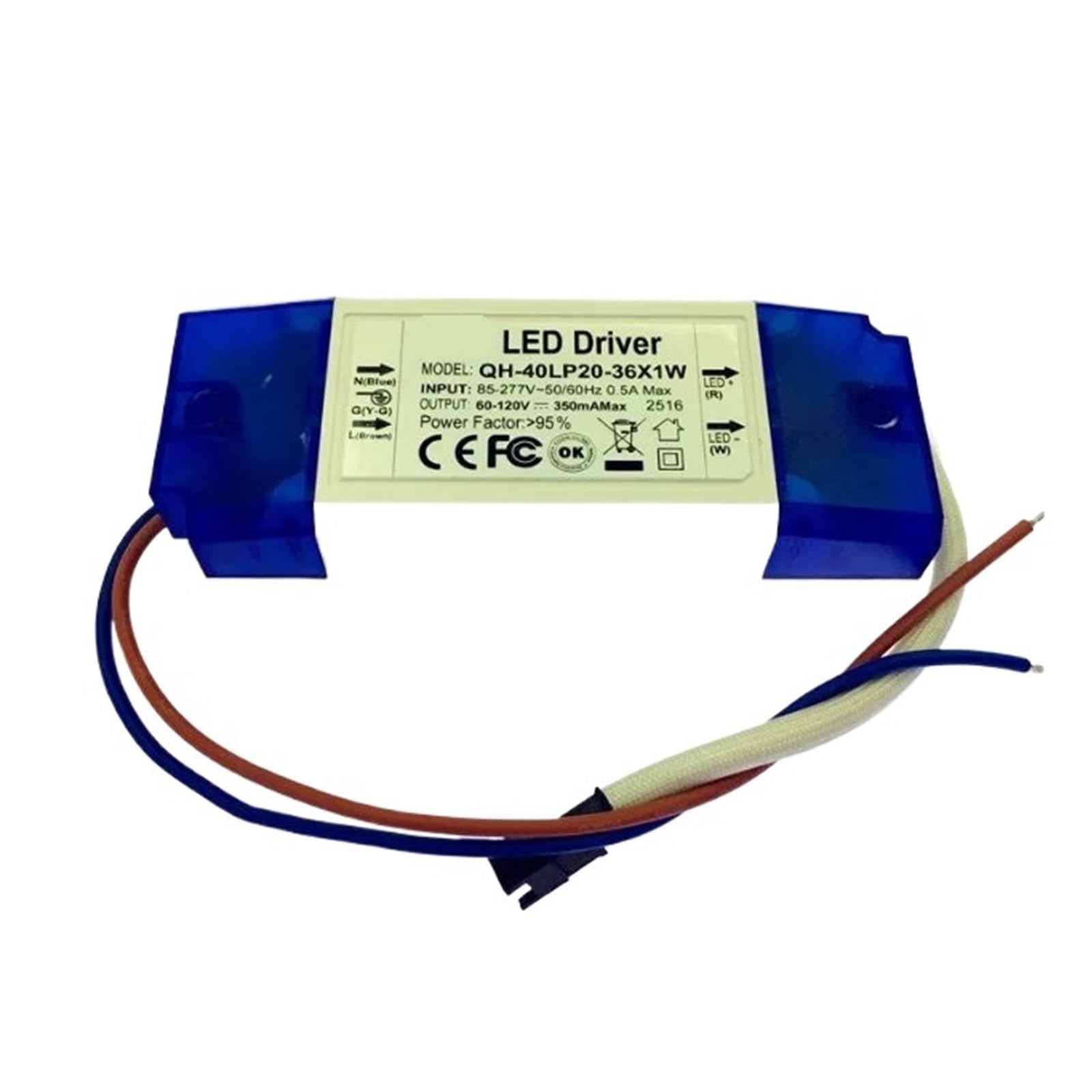 Driver LED transformateur d'éclairage courant constant 20W 25W 30W 36W DC - 3
