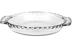 Anchor Hocking Oven Basics 9.5-Inch Deep Dish Pie Pan Glass