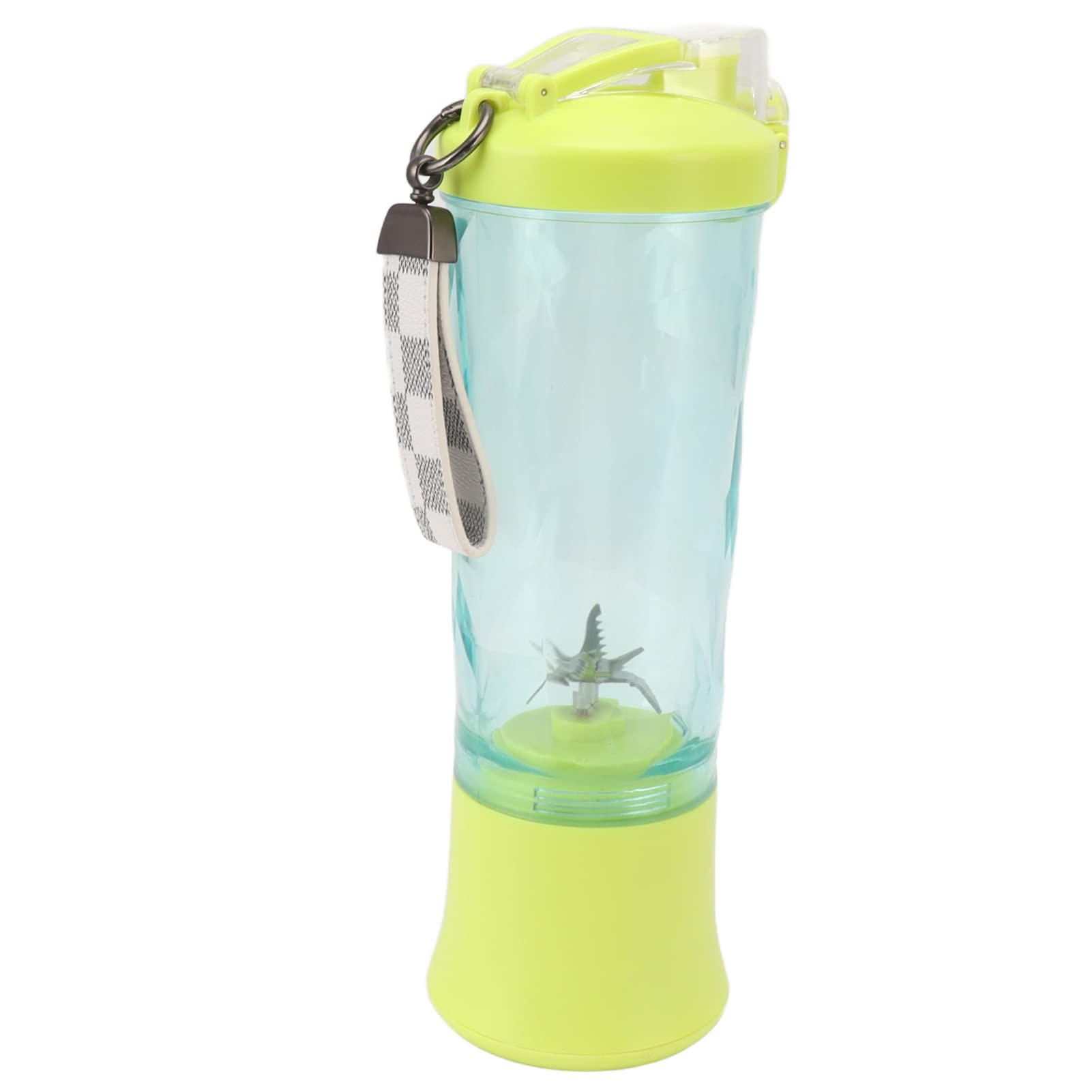 Mélangeur Portable pour Shakes et Smoothies, Bouteille Shaker Électrique de 20 oz Avec 6 Lames, Tasse de Voyage et Couvercle, Mini Mélangeur Personnel USB de Type C pour la Maison