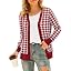 Houndstooth Red