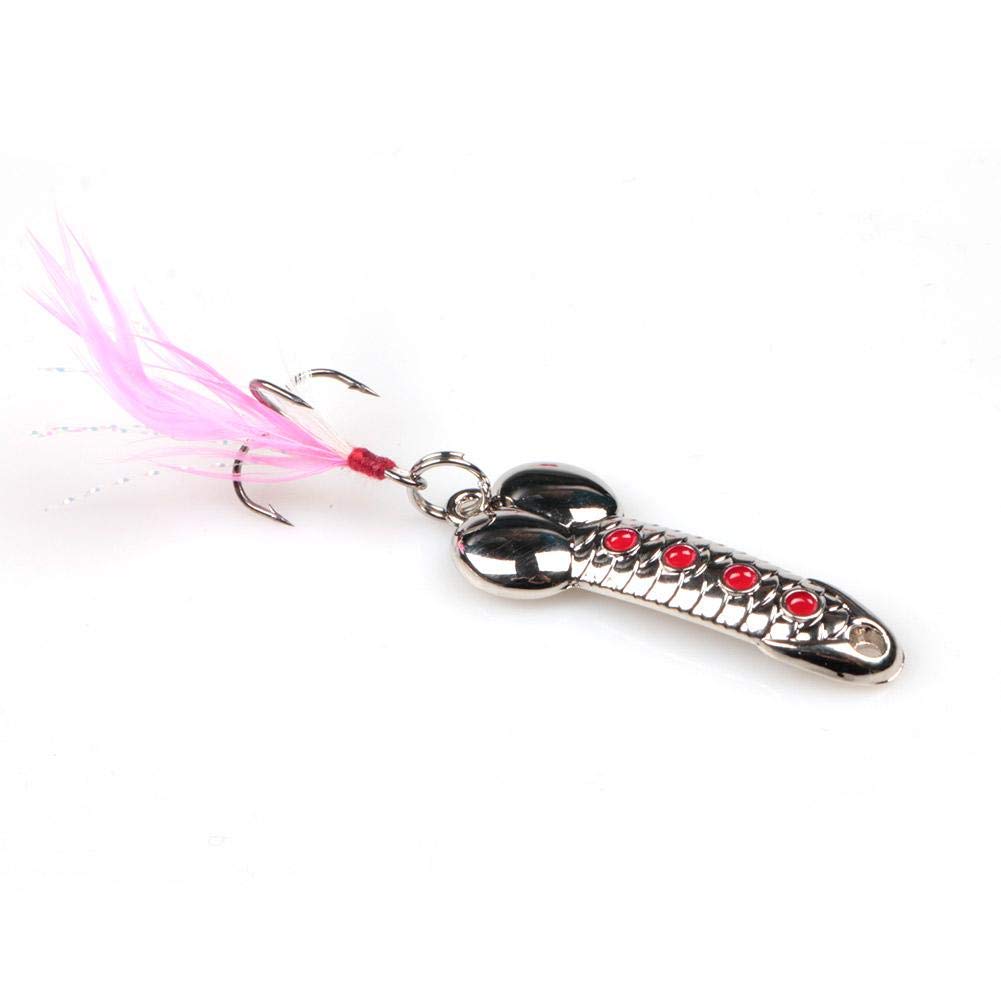 asiproper Metal Spinner DD Spoon Sequins Hard Bait Artificial Fishing Lures Swimbait Fishing Tackle