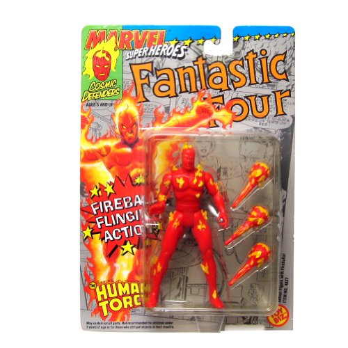 Fantastic Four Human Torch w/Fireball Flinging Action
