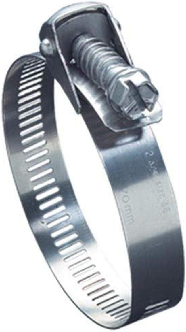 Ideal Tridon 5818852#188 Stainless Steel Quick Release Clamp with 410 Stainless Steel Screw, 2" to 12-1/4" Diameter, 9/16" W