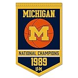 Michigan Wolverines Basketball National Champions Banner