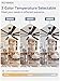 ZMISHIBO 72 inch Large Ceiling Fans with Lights and Remote, Indoor/Outdoor Black Modern Ceiling Fan for Kitchen Living Room Patio, 6 Speed Reversible Quiet DC Motor, 3 CCT, Dual Finish 8 Blades