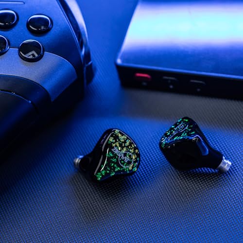 Image of Linsoul ZiiGaat x HBB: Arcadia in Ear Monitor, 1DD+2BA Hybrid Earphone IEM, Wired Gaming Earbuds, Professional Sound Isolating Inner-Ear Monitors with Detachable IEM Cable for Musician Audiophile