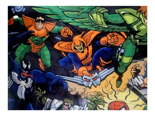 Marvel Spider-Man And Villains Legends Fleece Softest Comfy Throw Blanket For Adults & Kids| Measures 60 X 50 Inches #TOP2