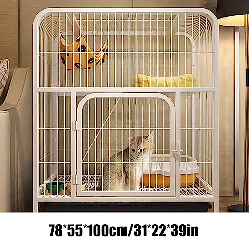 Jaula para gatos Recintos para gatos de interior, Jaula grande para gatos, Jaula de metal para gatos