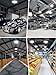 Chunnuan UFO LED High Bay Lights 100W 10 Pack, Super Bright 10000LM, 6500K Daylight, Waterproof, LED High Bay Light for Factory, Warehouse, Workshop