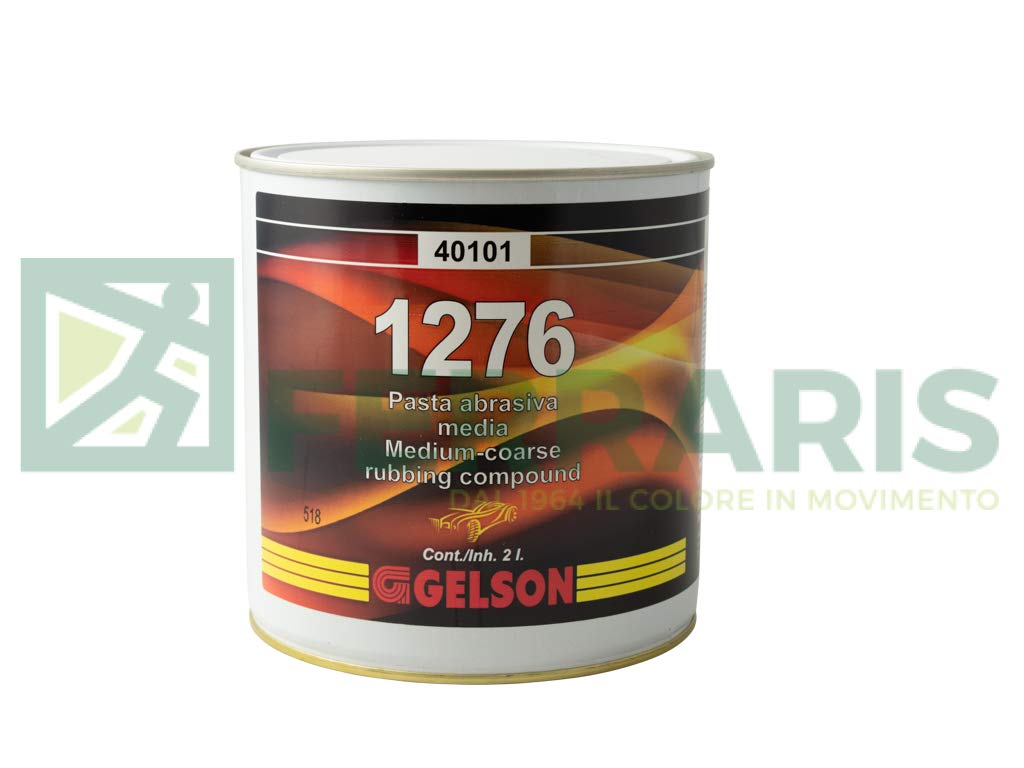 GELSON Schleifpaste, weiß, 2 l, Aluminiumoxid, Fein, Metall, Kunststoff, Glas, Polierpaste