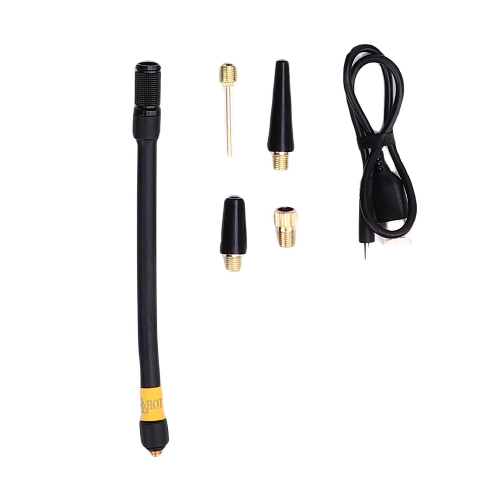 Inflador de Neumáticos Inalámbrico, Bomba de Compresor de Aire Portátil, Inflado Rápido para Coche, Motocicleta, Bicicleta con Luz LED, Bomba de Aire Eléctrica para Uso de Emergencia de