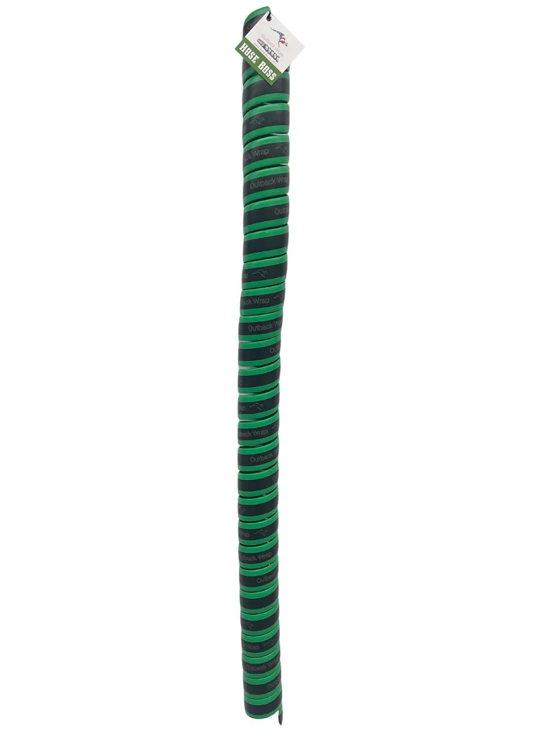 Outback Wrap - Hose Boss Hydraulic Hose Management Protector and Tagging Wraps for Farming and Agriculture Equipment, Tractors, Harvesters, Planters, and Sprayers - 75mm Diameter - 4 Foot - Black
