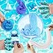 6 Pack Slimes, Blue Slime Kit, Butter Cloud Slime for Boys Girls Ages 8-12,Toys for Girls and Boys, Slime Party Favors Goodie Bag Stuffers, 4 5 6 7 8 9 10 Year Old Girl Birthday Gift Cute Stuff