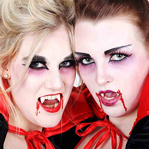 image for SUJING Fake Teeth False Teeth, Vampire Teeth Fangs Dentures Cosplay Pr