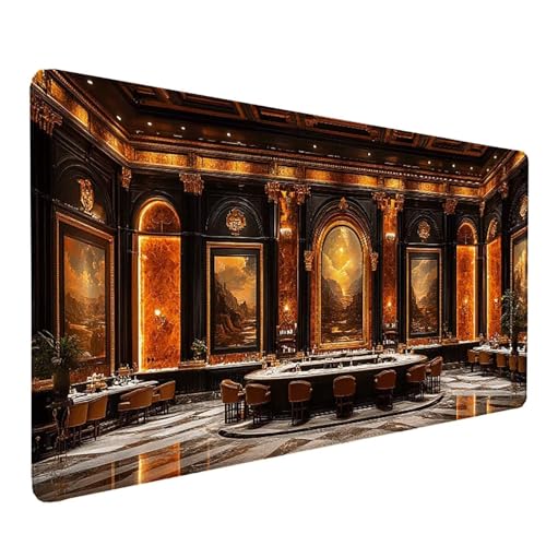 Tapis de souris imperméable grand format 150x80 avec base caoutchouc antidérapante