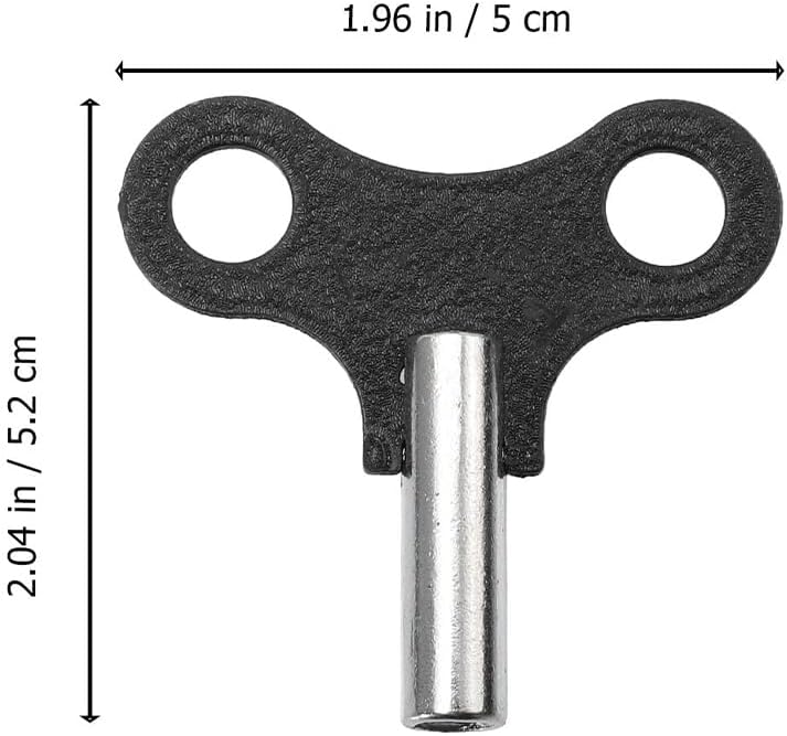 Garneck 4 Pcs Clock Key Regulator Clock Wind up Key Grandfather Parts Key Wind Alarm Convenient windings windings for Floor Alloy Box Machine Old Fashioned