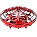 Harpily Mini Drone Giocattolo Anti Collisione Induzione Controllata a Mano, Drone UFO, Giocattoli Luce per Bambini, Ricarica USB , Regalo Perfetto per Bambini (Rosso)