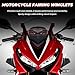 Motorcycle Fairing Winglets for Suzuki Hayabusa GSX1300R Gen 3, Front Fairing Spoiler Motorcycle Winglet Carbon Fibre Side Fairings Winglets Motorcycle Side Winglet,A