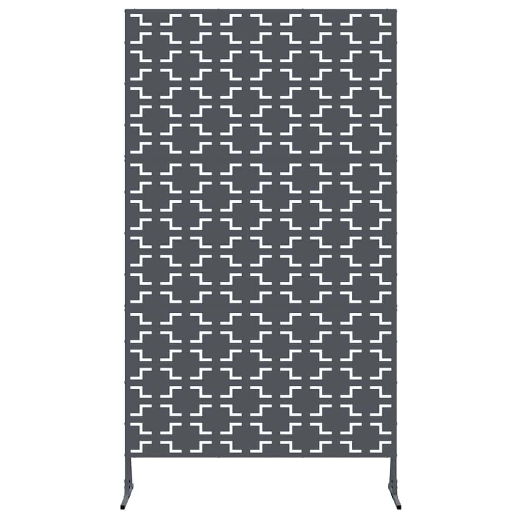vidaXL Panel ogrodzeniowy metalowy Antracyt Stal malowana proszkowo
