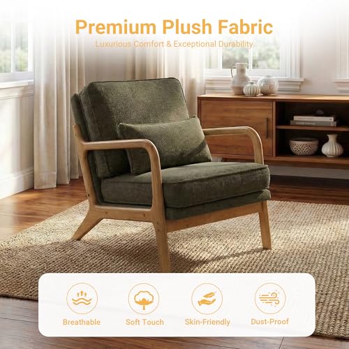 Sillón Plegable Verde con Tela Suave miniatura 3