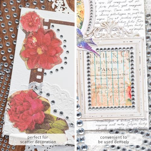 Mayplous TG0143 2722 Pcs Acrylic Rhinestone Sticker Self Adhesive Gem Sticker Crystal Sticker Sheet Stick thumb #3