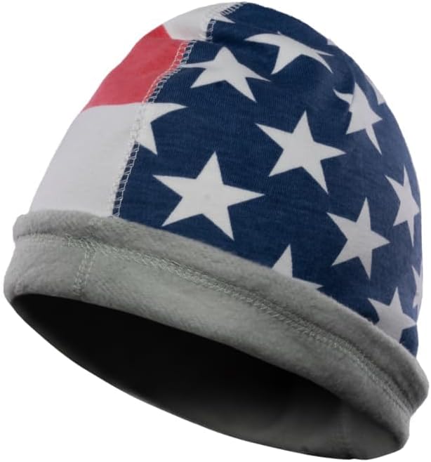 Flame Resistant FR Reversible Beanie/Skull Cap - Heavy Duty - 100% C Knit - 16 oz - Image 3