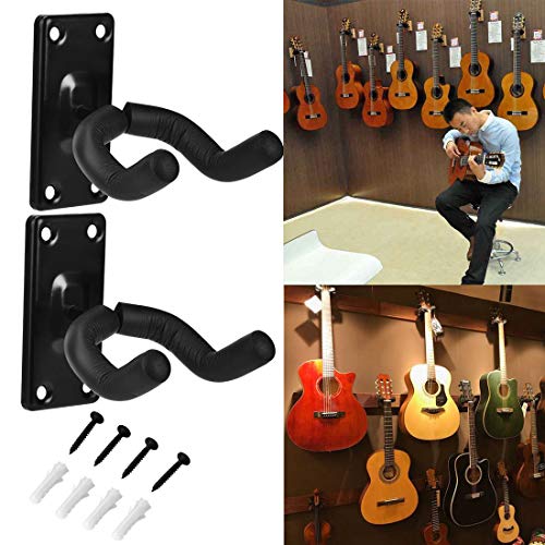 Support mural pour guitare électrique, acoustique et basse avec médiators et supports - Les Beatles, Paul McCartney, John Lennon, RIngo Starr, George Harrison Support mural pour guitare électrique, acoustique et basse avec médiators et supports – Image 6